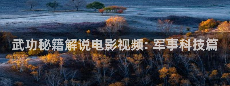 5678神马影院：武功秘籍解说电影视频: 军事科技篇